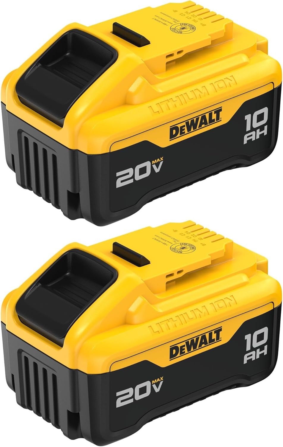 DEWALT 20V MAX 10 Ah Lithium Ion Battery 2-Pack (DCB210-2)