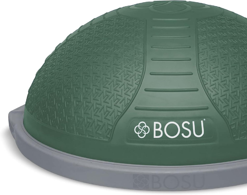BOSU Nexgen Balance Trainer, Half-Ball Training Equipment, 65 cm Diameter, 300 lb Capacity - Burst-Resistant Stability Exercise Tool w/Non-Slip Base, Includes Hand Pump, Commercial-Grade