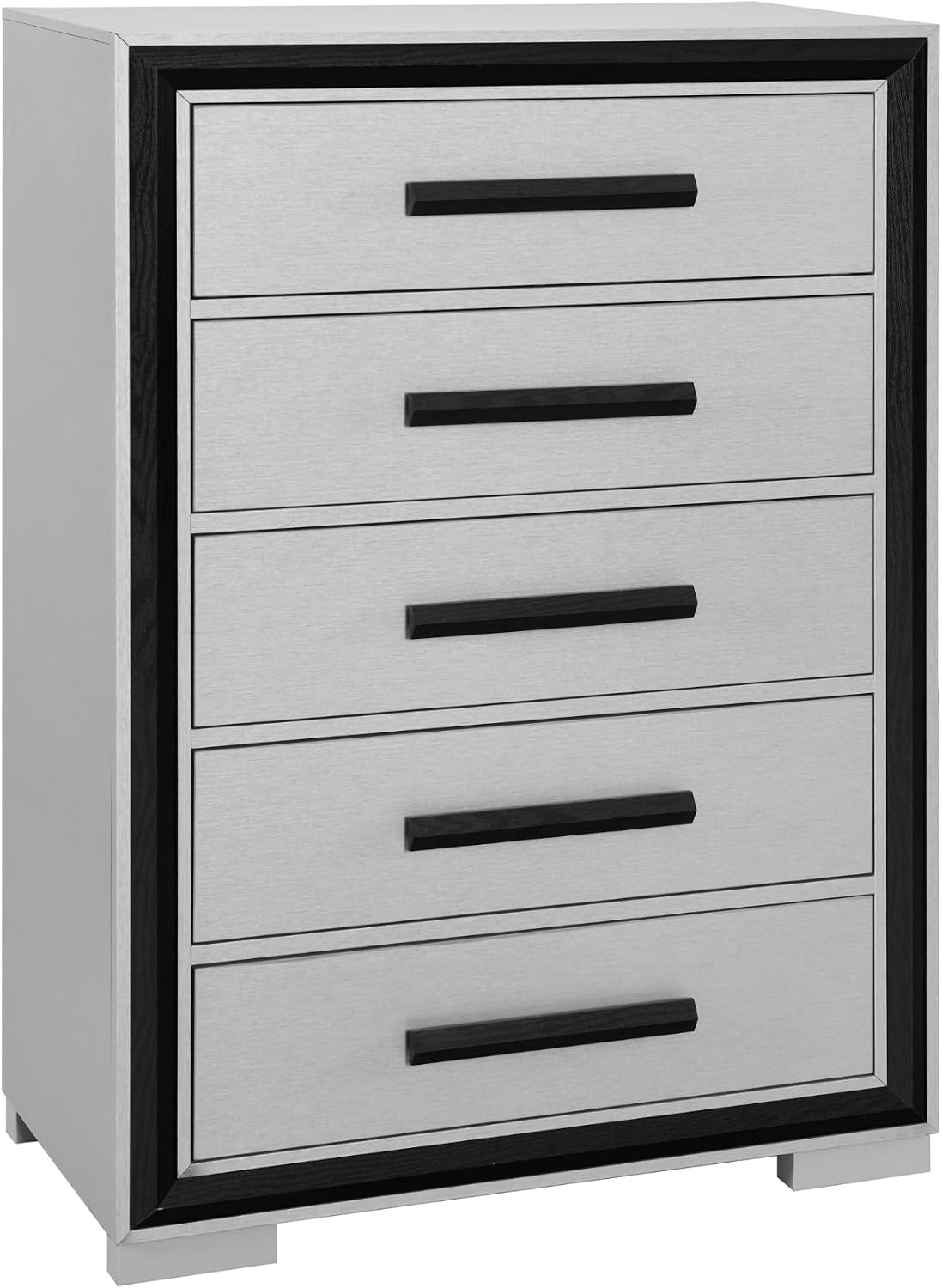 Grey Black 5PC.King Bedroom Set
