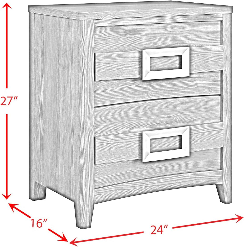 Picket House Chett King 3PC Bedroom Set with LED in Black