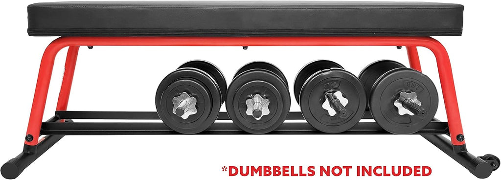 Sunny Health & Fitness Weight Bench for Heavy Duty Workouts, Exercise, Strength Training, Lifting and Home Gyms