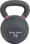 Body-Solid Matte Powder Coat Kettlebell with Kettle Grip Handle, Perfect Kettlebells for Weight Training and Core Workout Exercise Equipment