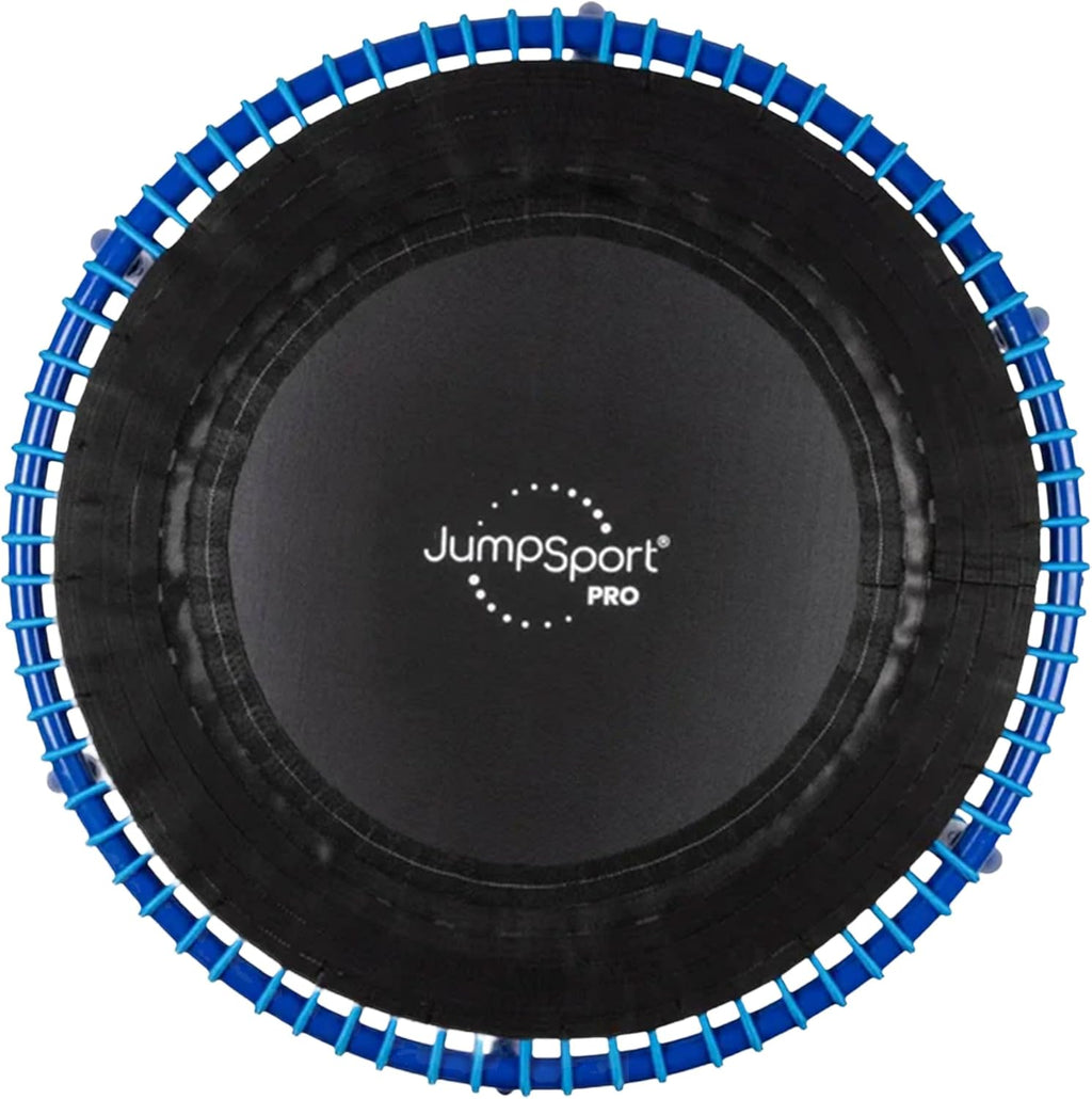 JumpSport 350 PRO 39 Inch Fitness Trampoline Indoor Rebounder Cardio Workout Equipment 300 lb Capacity