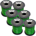 RUSSO 6 Pack 095 Round 5lb Commercial String Trimmer Line Compatible with Echo Stihl RedMax Trimmers