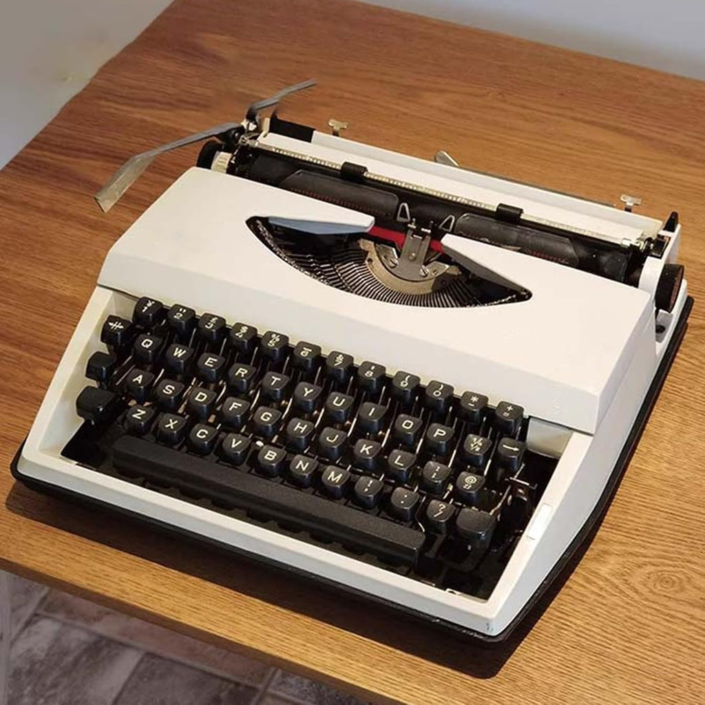 Mechanical English Typewriter, Classic Retro Manual Typewriter Decor, Literary Retro Collection Gift