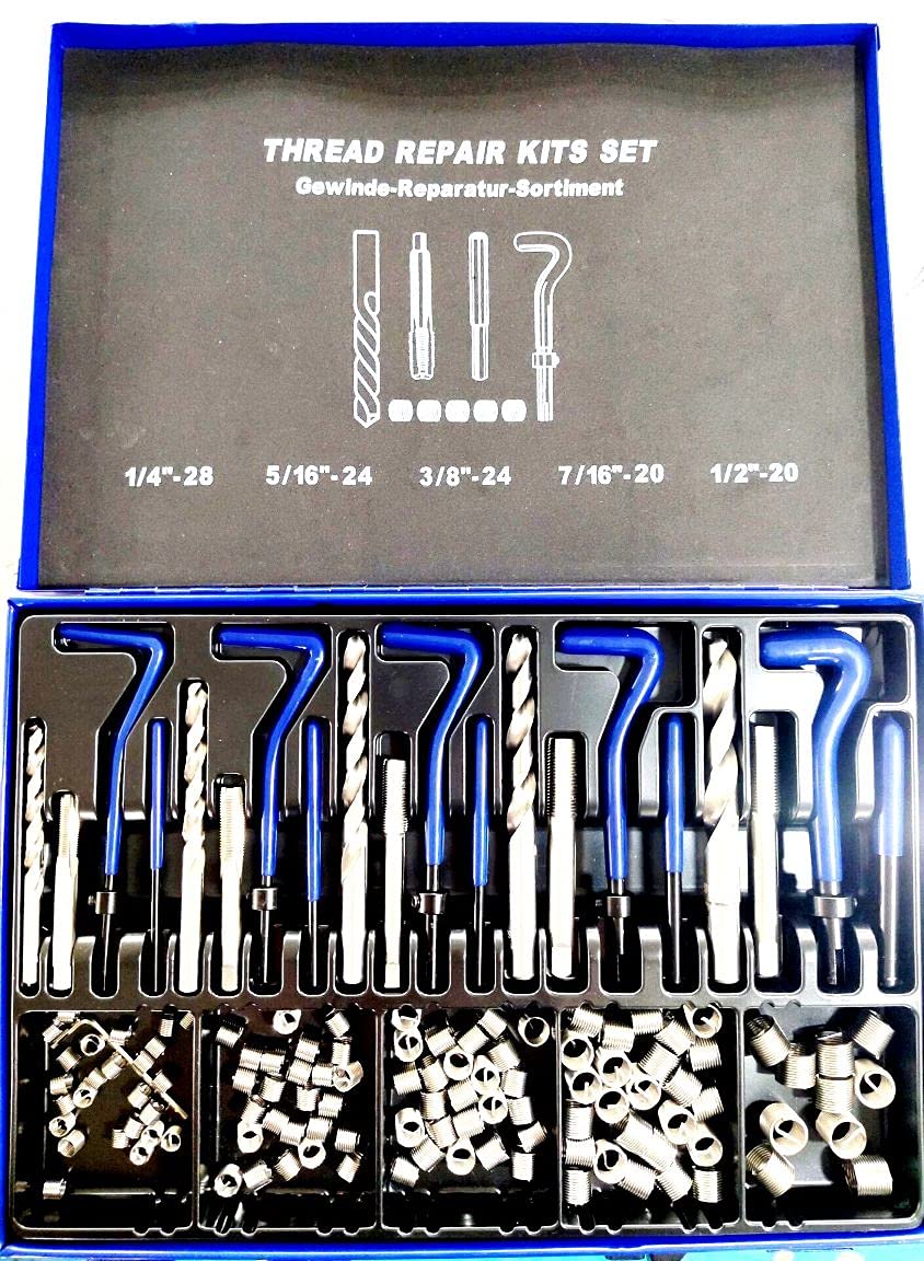 HHIP 1011-0056 Fine Pitch 132 Piece Helical S.T.I. Master Thread Repair Kit