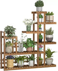 Potting Bench Table,Garden Potting Table, Plant Rack Flower Pot Organizer Outdoor Shelf 6-Tiered Plant Rack Display Holder Planter Organizer Garden Plant Shelf Rack Holder in Corner Living Room Balcon