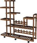 Potting Bench Table,Garden Potting Table, Wooden Plant Stand Indoor Outdoor Tall Plant Rack Display Holder Planter Organizer Tabletop Plant Organizer for Garden Balcony Patio Bedroom Office