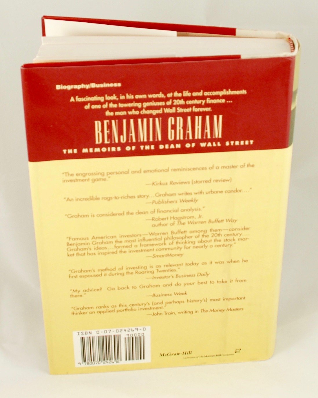 Benjamin Graham: The Memoirs of the Dean of Wall Street