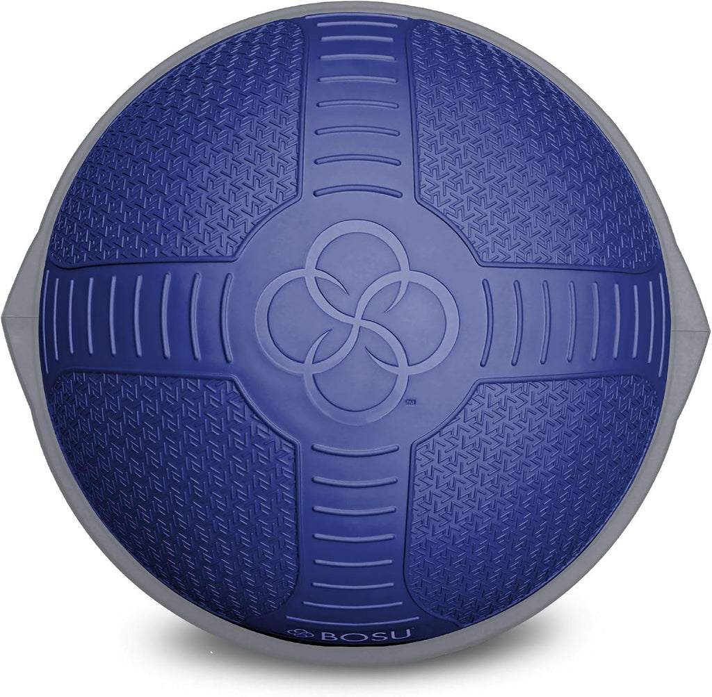 BOSU Nexgen Balance Trainer, Half-Ball Training Equipment, 65 cm Diameter, 300 lb Capacity - Burst-Resistant Stability Exercise Tool w/Non-Slip Base, Includes Hand Pump, Commercial-Grade