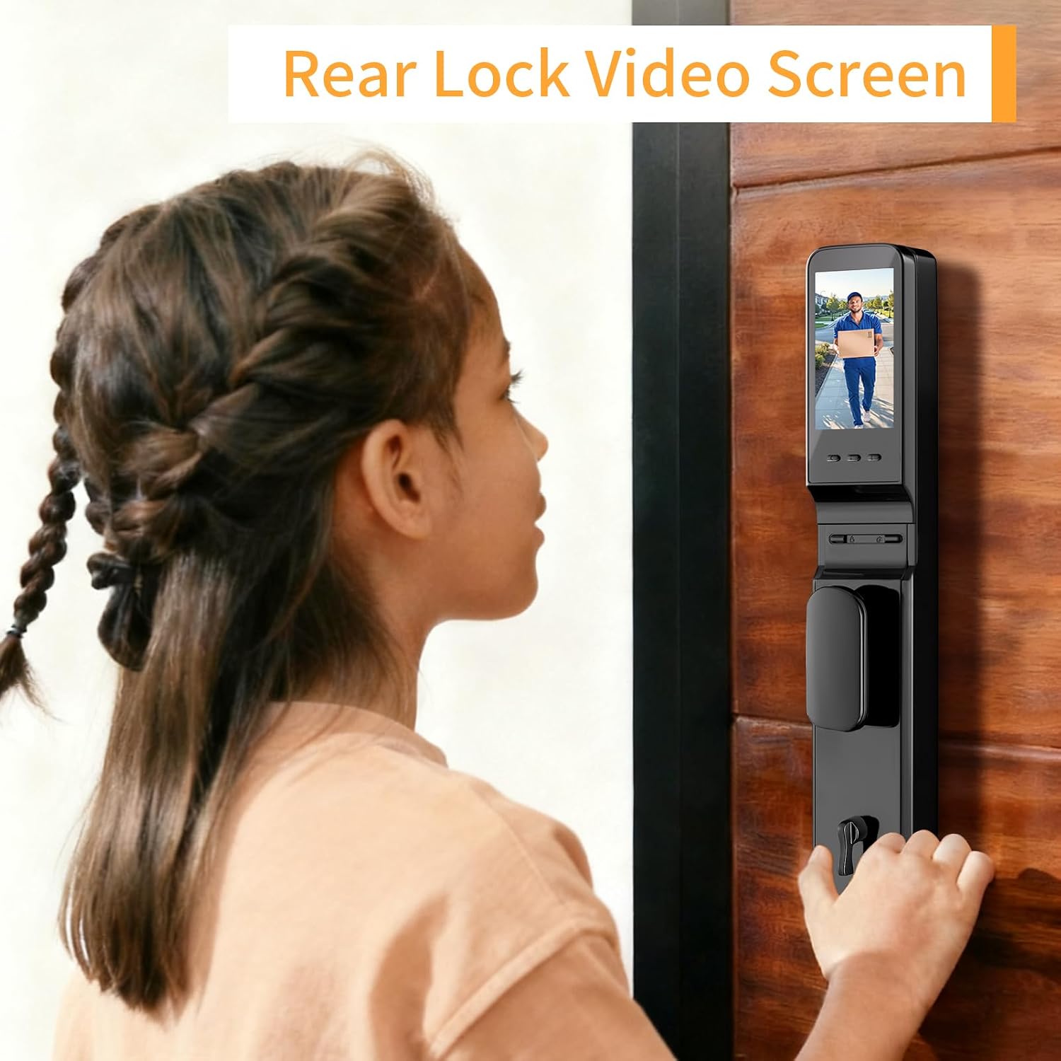 EIYSIE Smart Lock with Camera & Video Doorbell, 8-in-1 Keyless Entry Door Lock with Keypad, Smart Deadbolt for Front Door, Fingerprint Lock Built-in Wi-Fi, Voice Control & Remote Control, Two-Way Talk