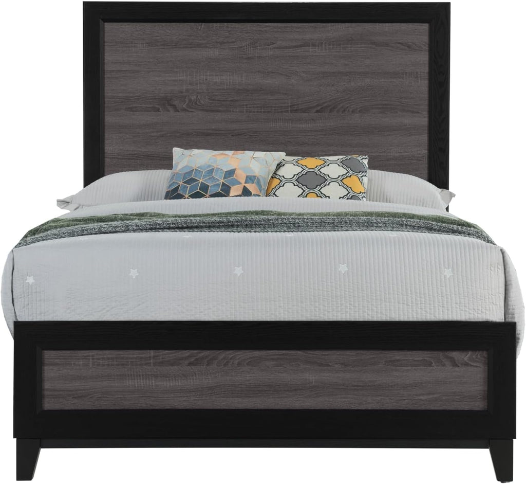 Grey and Black 5PC King Bedroom Set