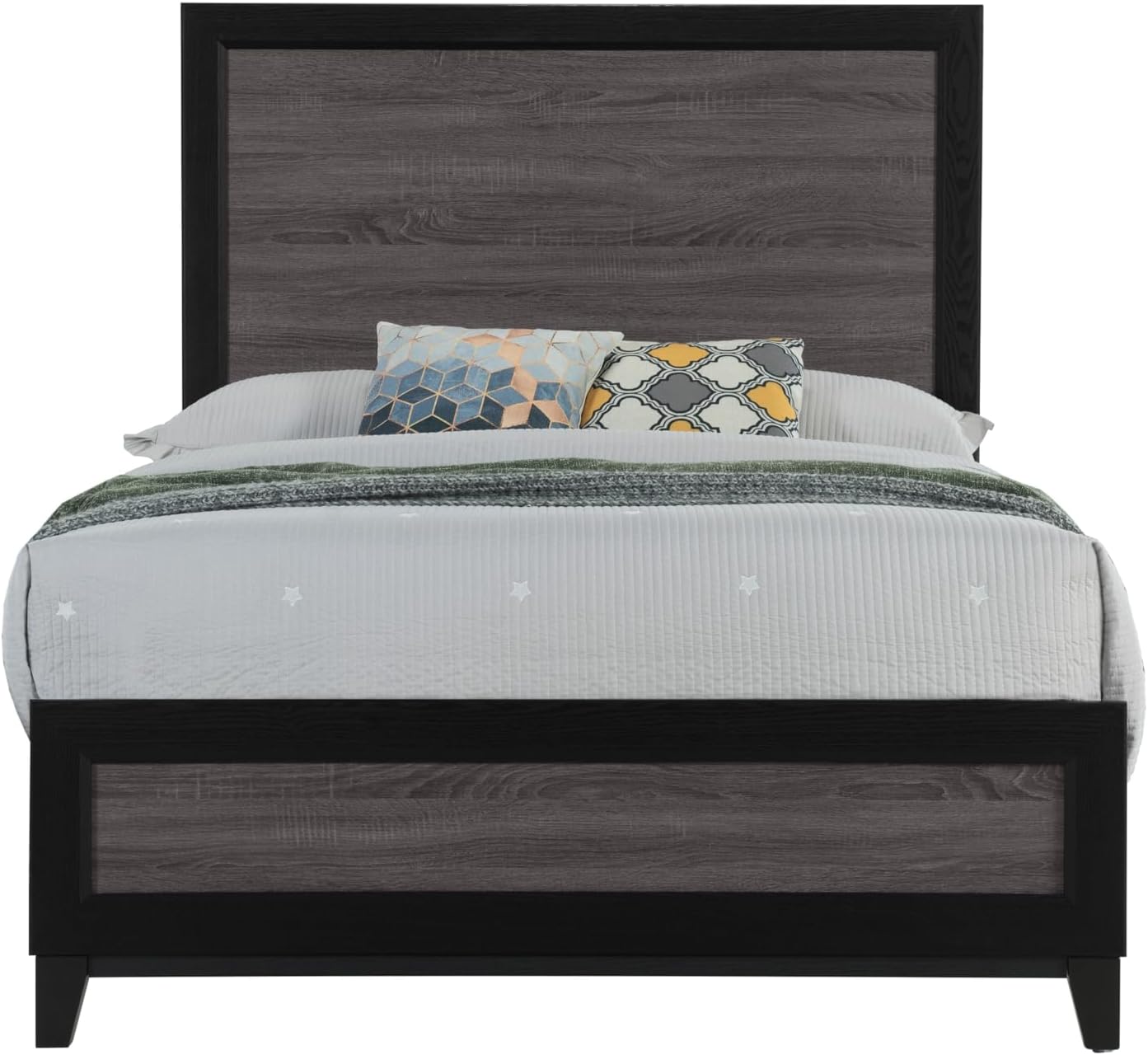 Grey and Black 5PC King Bedroom Set