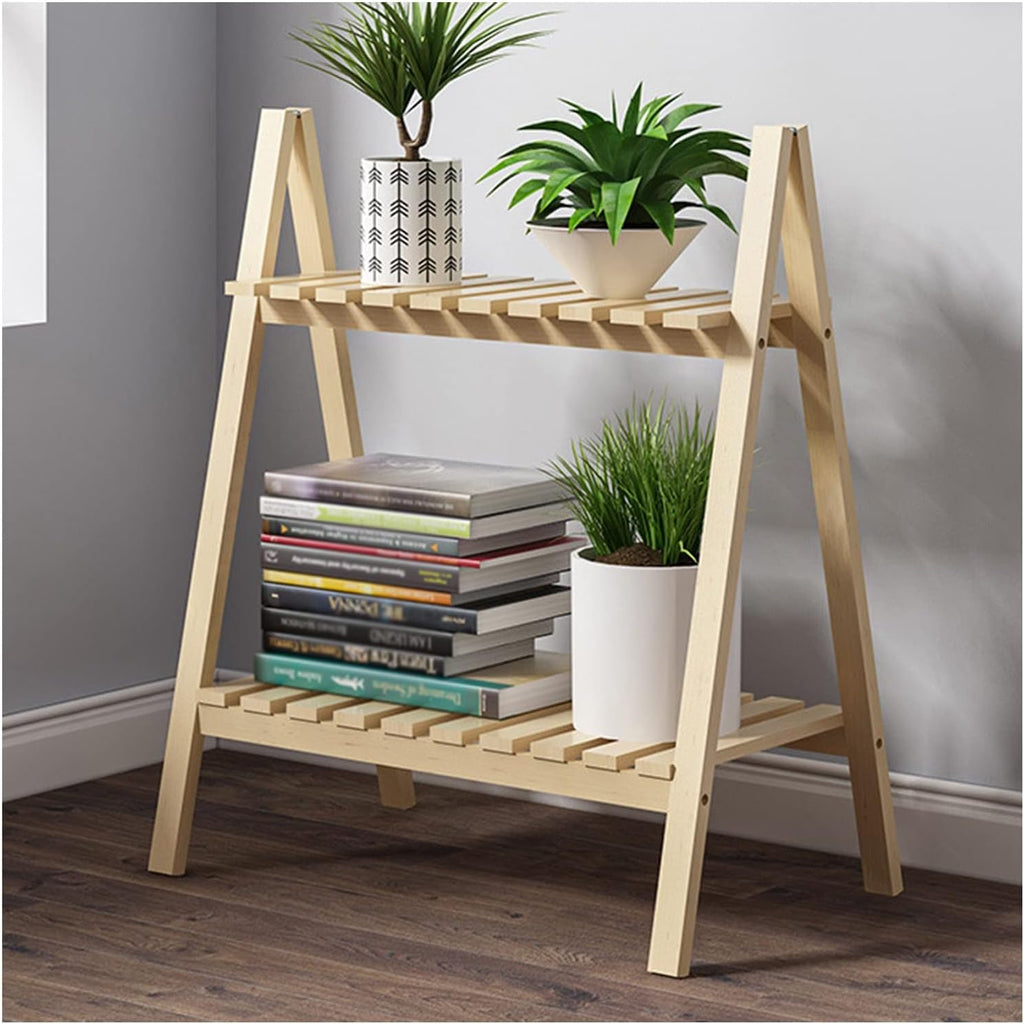 Potting Bench Work Station Outdoor Garden Potting Bench Work Station, Two Layers Workbench Planting & Gardening Station (Beige)