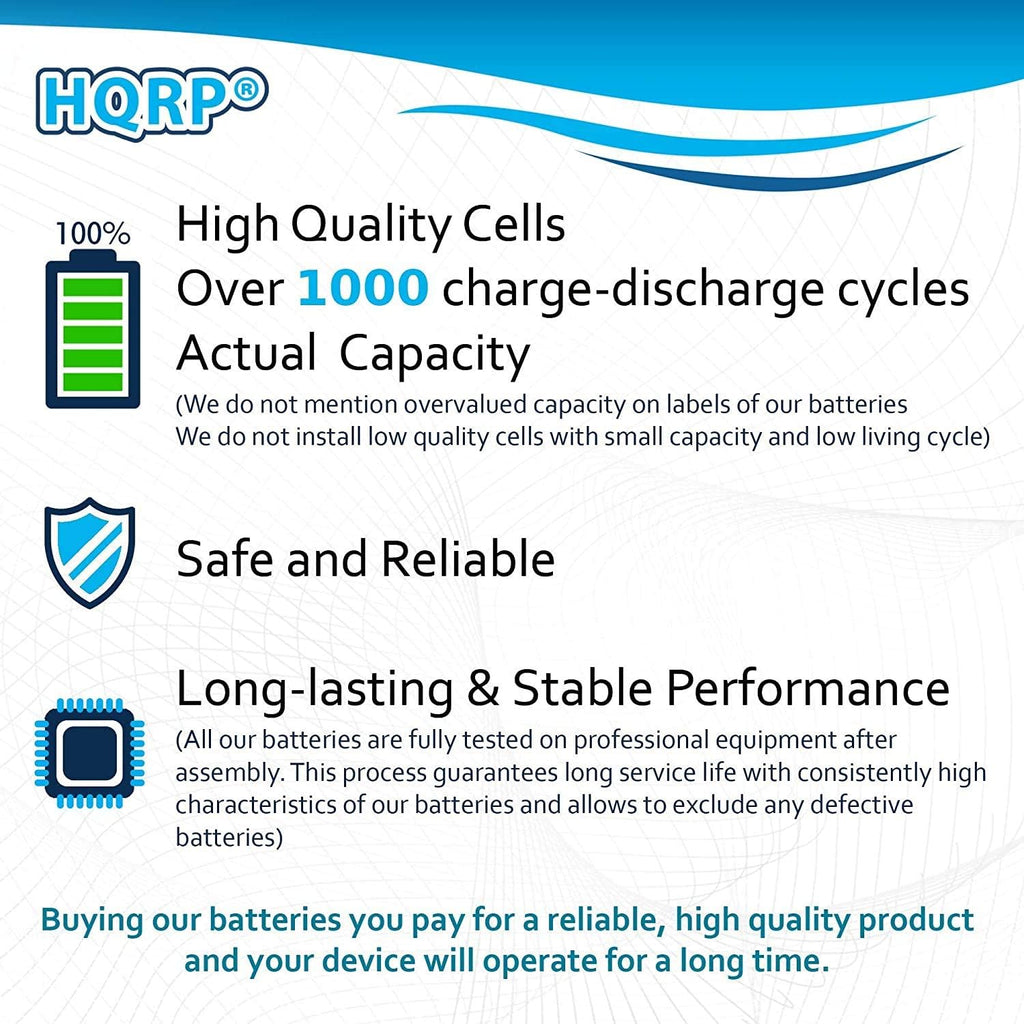 HQRP 10-Pack Battery Pack for UNIDEN BP-38 BP-40 GMR1438-2 GMR1438-2CK GMR2872-2CK GMR1558 GMR1558-2ck GMR1588 GMR1588-2ck Two-Way Radio
