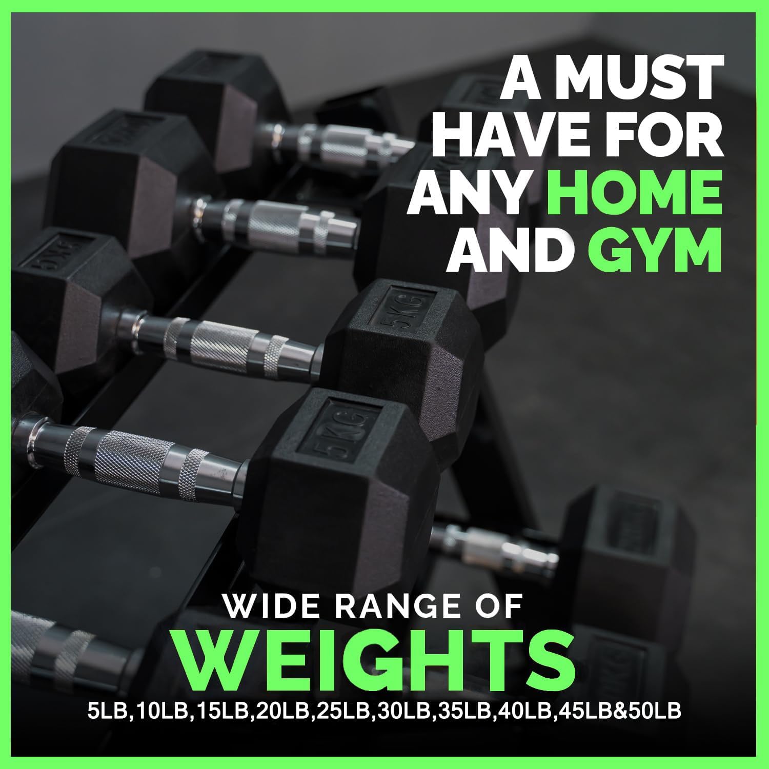 220-550 lbs Rubber Hex Dumbbells with Rack Free Weight for Home Gym, Durable Rubber Dumbbell with Storage,Coated Cast Iron Weight Strength Training Dumb bell Exercise Fitness Equipment