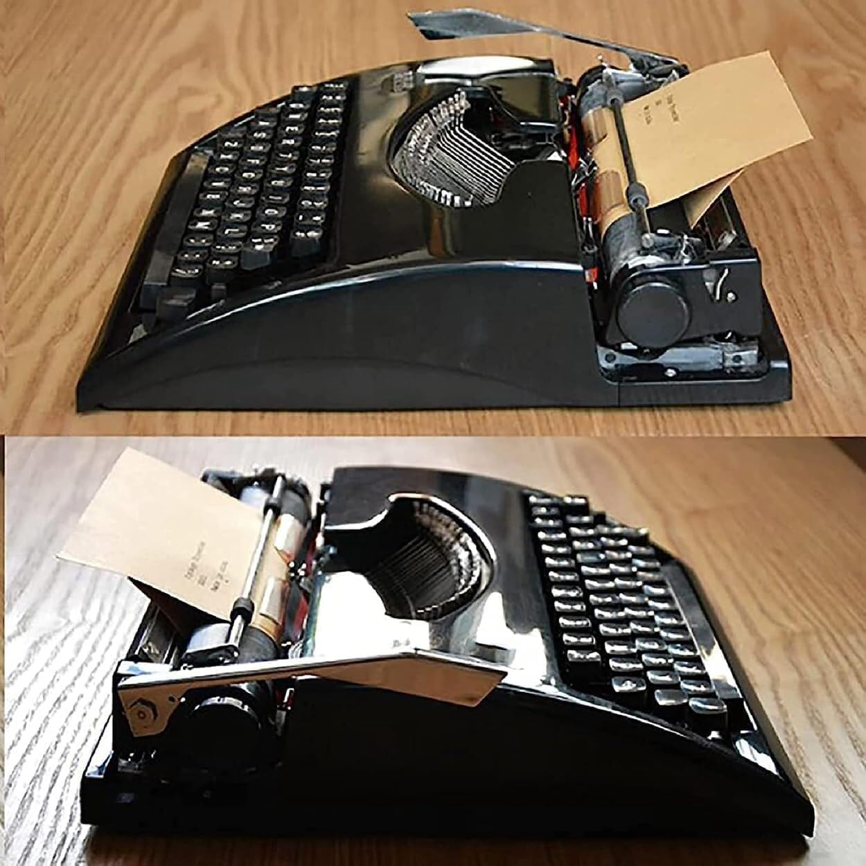 Classic Nostalgia Typewriter,Traditional Portable Manual Typewriter,Normal Use Vintage Typewriter,Literary Retro Collection Gift for Notes, Letters, Creative Writing,N