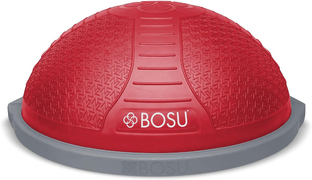 BOSU Nexgen Balance Trainer, Half-Ball Training Equipment, 65 cm Diameter, 300 lb Capacity - Burst-Resistant Stability Exercise Tool w/Non-Slip Base, Includes Hand Pump, Commercial-Grade