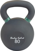 Body-Solid Matte Powder Coat Kettlebell with Kettle Grip Handle, Perfect Kettlebells for Weight Training and Core Workout Exercise Equipment
