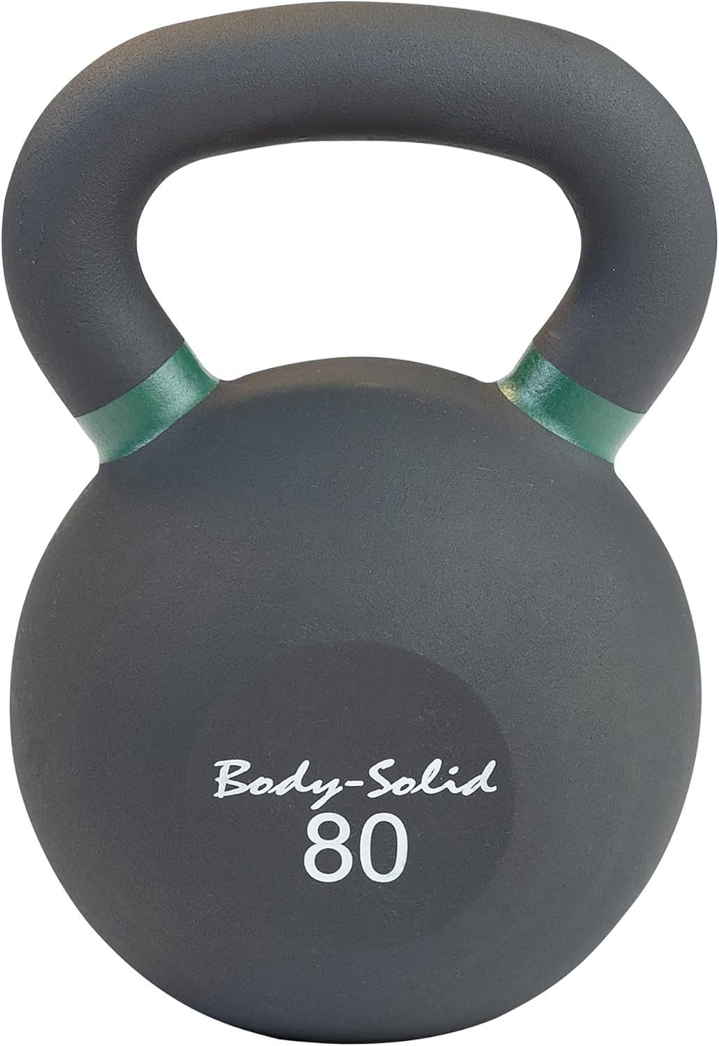 Body-Solid Matte Powder Coat Kettlebell with Kettle Grip Handle, Perfect Kettlebells for Weight Training and Core Workout Exercise Equipment