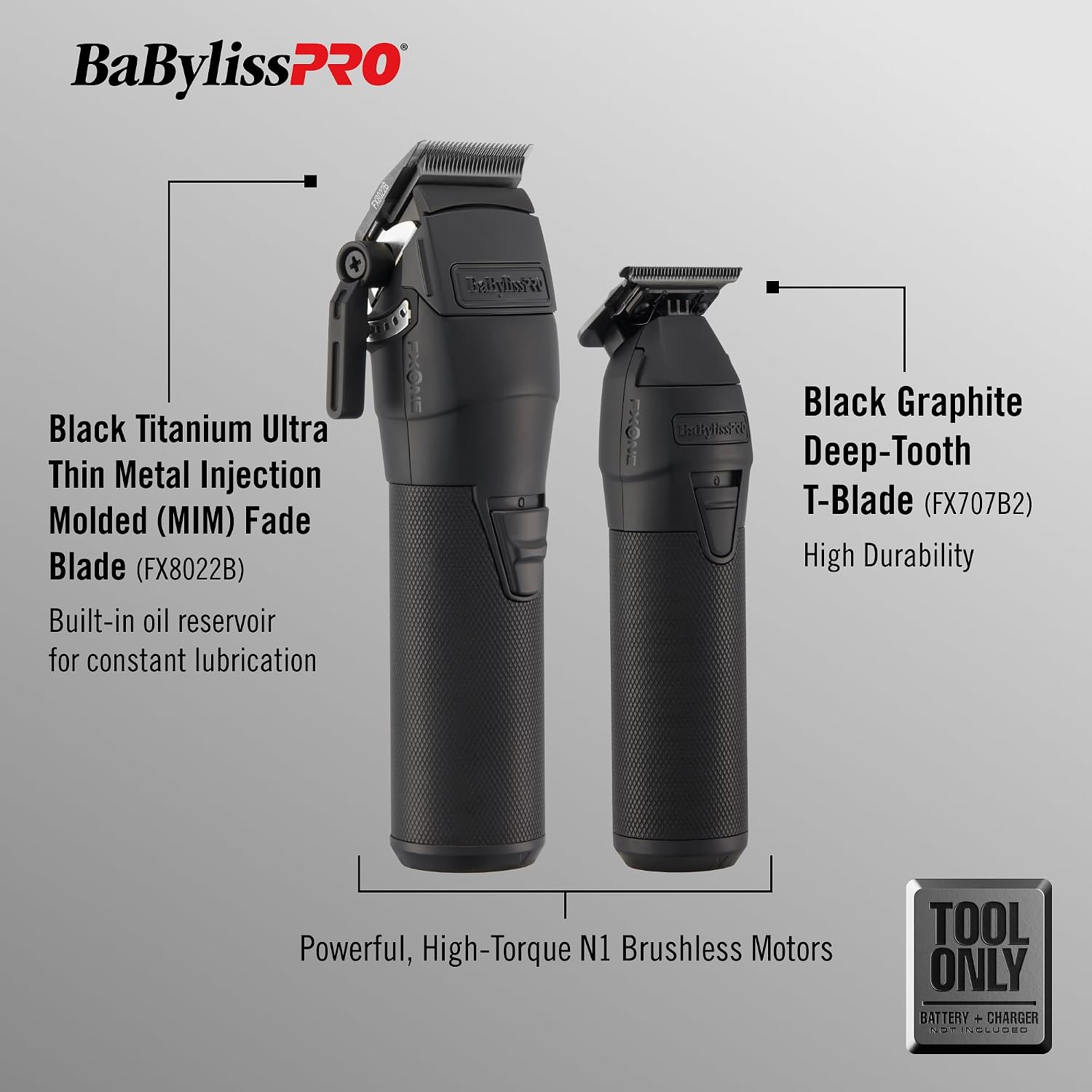 BaBylissPRO® FXONE Tool ONLY Hair Clipper + Hair Trimmer Sets