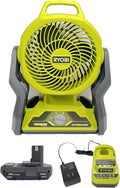 Ryobi Tools 18-Volt Hybrid Portable Fan Kit with Battery and Charger (No Retail Packaging) | PCL811Kit