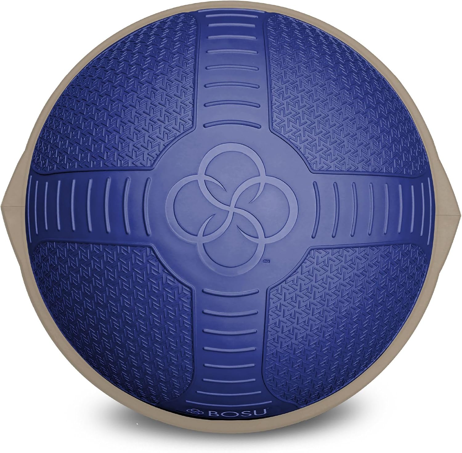 BOSU Nexgen Balance Trainer, Half-Ball Training Equipment, 65 cm Diameter, 300 lb Capacity - Burst-Resistant Stability Exercise Tool w/Non-Slip Base, Includes Hand Pump, Commercial-Grade