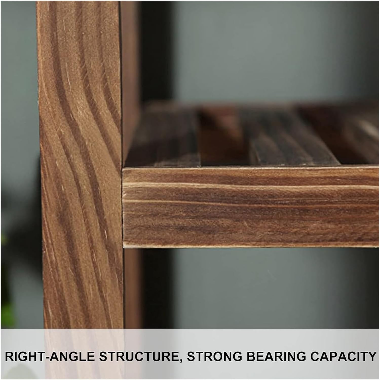 Potting Bench Table,Garden Potting Table, Plant Stand Wooden Outdoor Tiered Plant Shelf 5 TiersLadder Plant Holder Table Plant Pot Stand for Window Garden Balcony Living Room