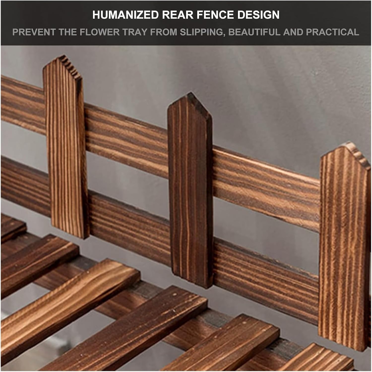 Potting Bench Table,Garden Potting Table, Plant Pot Stand Multiple Flower Display Stands Planter Rack Shelves for Corner Balcony Window Patio Living Room (Color : Brown, Size : 100x25x100cm)