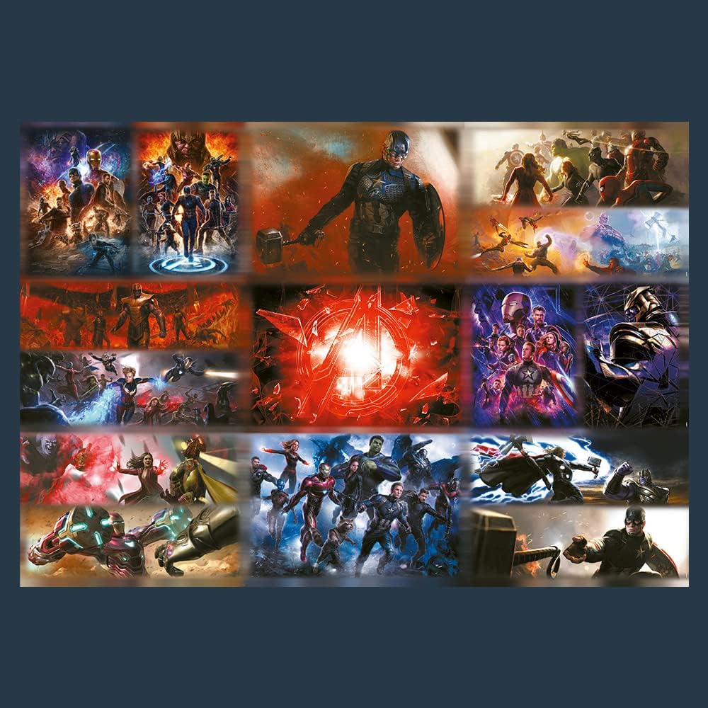 Trefl Prime - UFT Jigsaw Puzzle: Marvel, The Ultimate Marvel Collection - 13500 Pieces, Large Puzzle, BIO, EKO, Collage with Superheroes, Entertainment for Adults and Children from 14 Years and Up