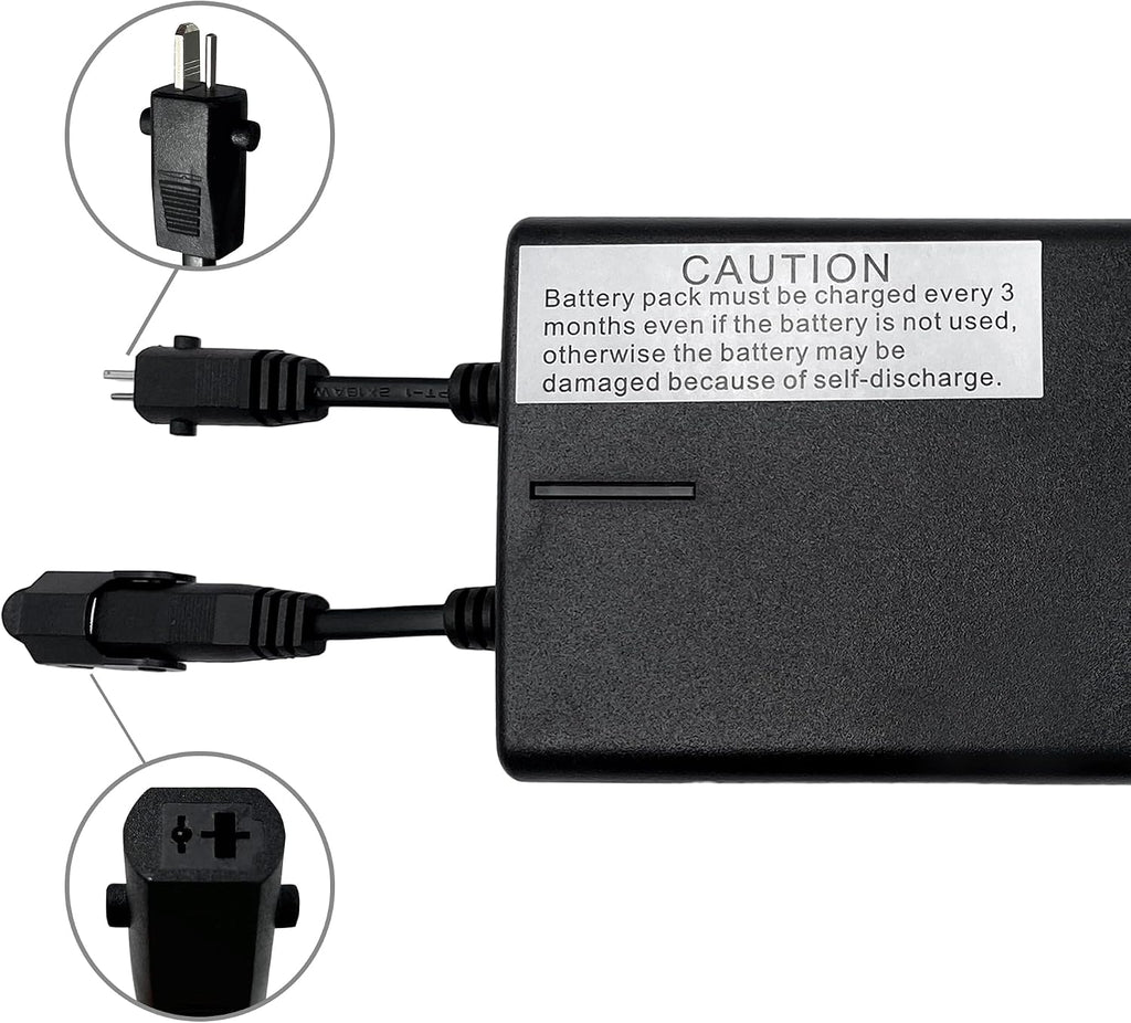 Power Recliner ZBPOWER 5000mAh Wireless Rechargeable Battery Pack Kits with Wall Power Supply and Y Power Cable