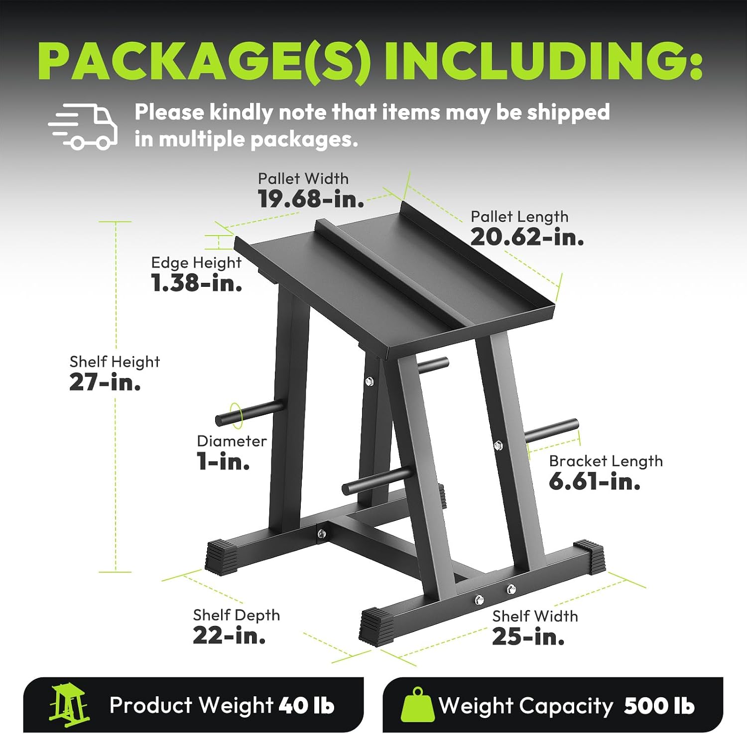 HANDBODE Dumbbell Rack, Adjustable Dumbbell Stand with 1 inch Plate Tree, Weight Rack with 500 LBS Capacity, Dumbbell Stand Holder for Adjustable Dumbbell Set, Compact Space-Saving Design for Home Gym