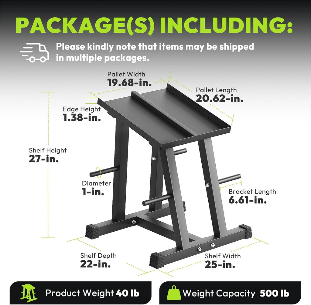 HANDBODE Dumbbell Rack, Adjustable Dumbbell Stand with 1 inch Plate Tree, Weight Rack with 500 LBS Capacity, Dumbbell Stand Holder for Adjustable Dumbbell Set, Compact Space-Saving Design for Home Gym