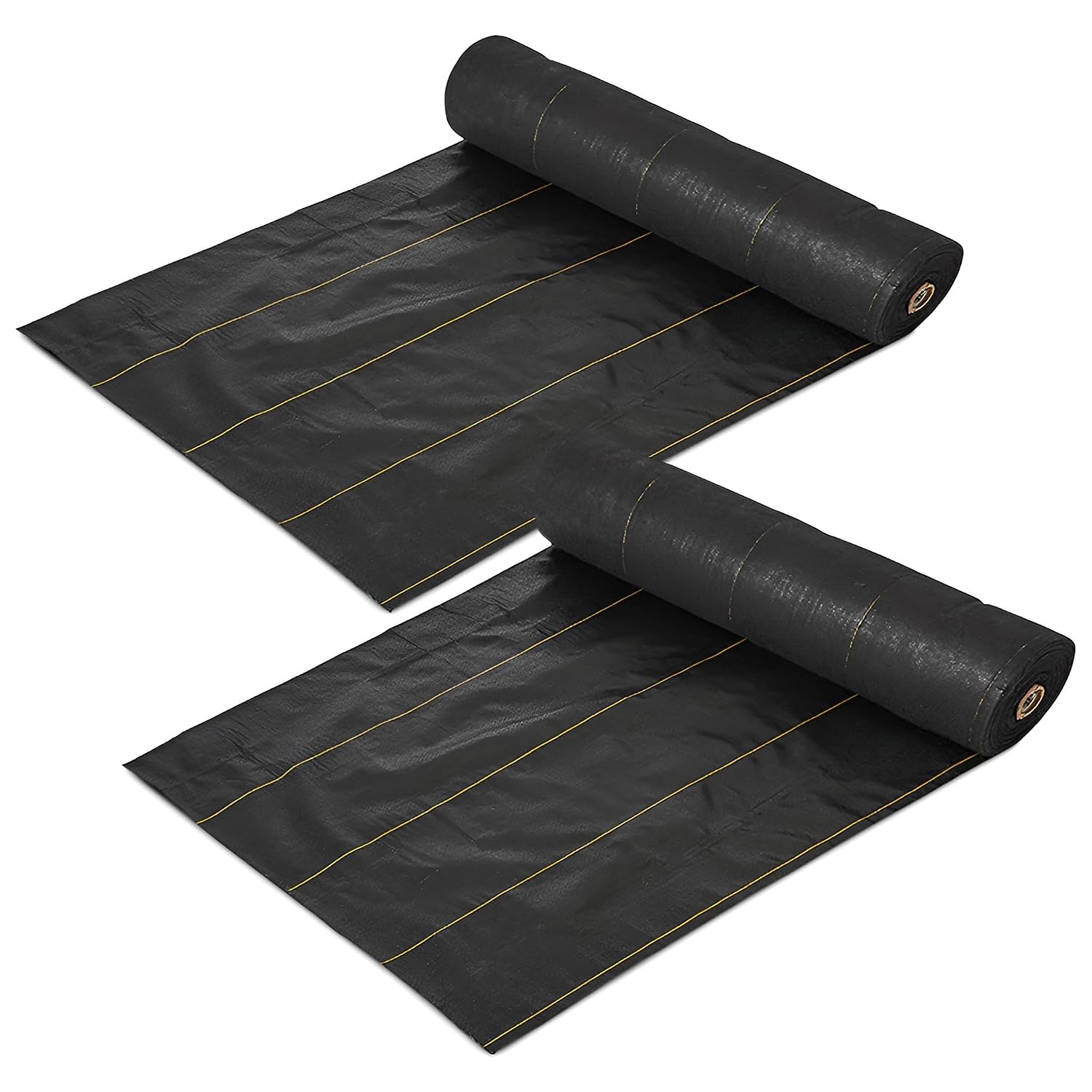 Dewitt 2-Pack Pro-5 Weed Barrier Fabric 5 oz, 6 x 250 Feet – Heavy-Duty Woven Landscape Ground Cover Mat for Raised Garden Bed, Greenhouse Gardening, Outdoor Landscaping, and Commercial Planting