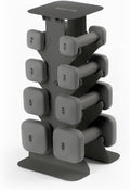 WeGym SafeGrip Square Dumbbells with Anti Slip Handles, Aesthetic Free Weights for Home Workouts, Stable Design Prevents Rolling during Floor Exercises - Set