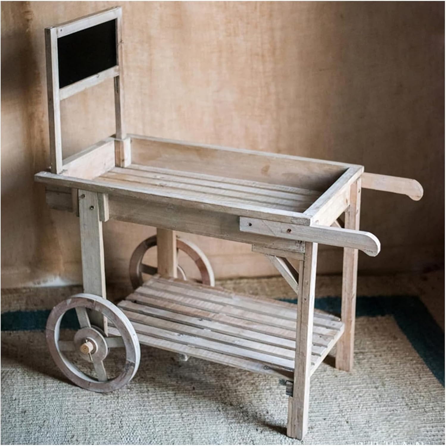 Potting Bench Table,Garden Potting Table, Outdoor Garden Potting Bench Open Shelf Wooden Garden Potting Bench Decorate Plant Gardening Workstation for Flower Shop Courtyard Coffee Shop Display Stand