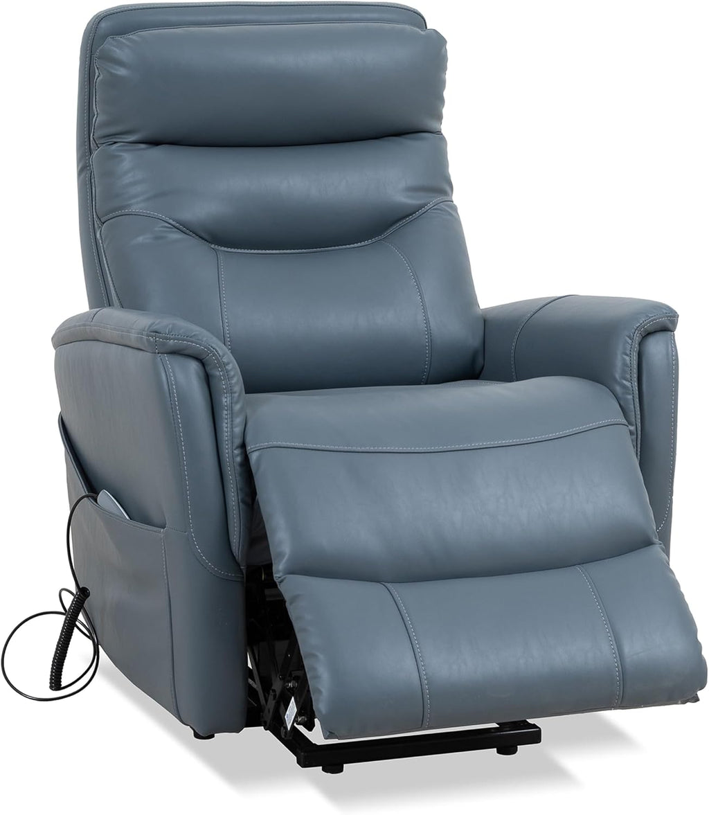 Parker Living Gemini - Softy Azure Power Lift Recliner Chair Two-Pack with Articulating Headrest, 90% Polyester and 10% PU, Electric Recliner for Living Room, Bedroom