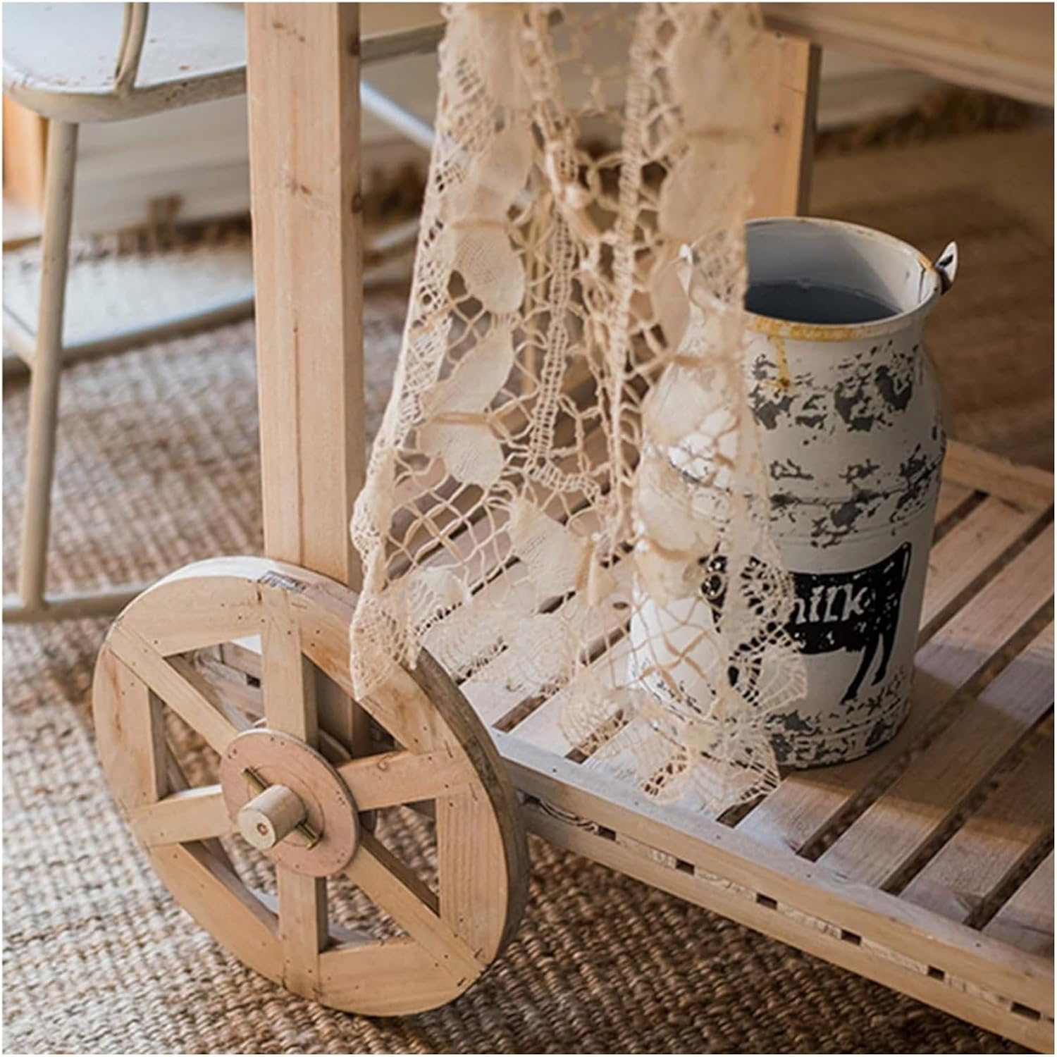 Potting Bench Table,Garden Potting Table, Outdoor Potting Bench Table Garden Work Bench Wooden Garden Potting Bench Decorate Plant Gardening for Patio Courtyards Balcony, 125x53.5x167cm