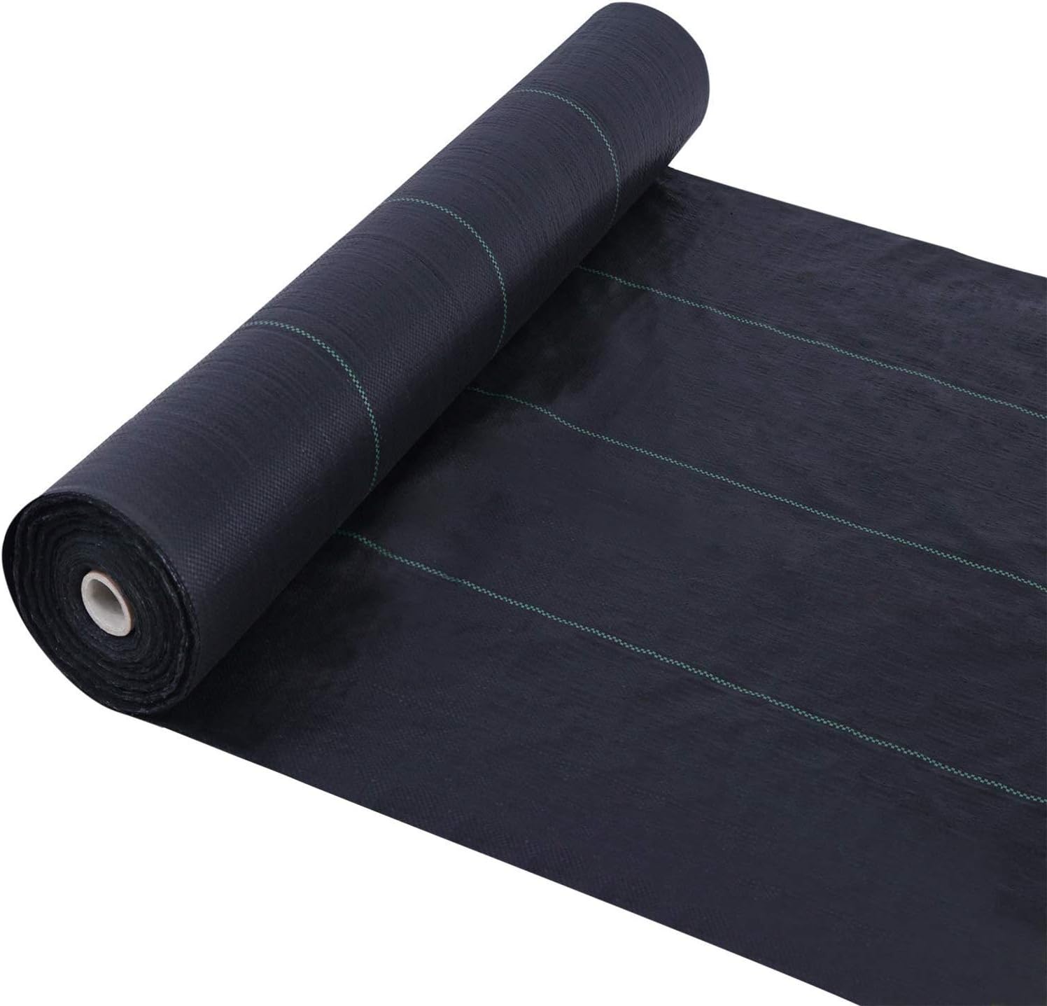 Agfabric Landscape Fabric 6.5x300ft Weed Barrier Fabric Heavy Duty, Weed Block Gardening Ground Cover Mat,Woven Geotextile Fabric for Commercial Driveway