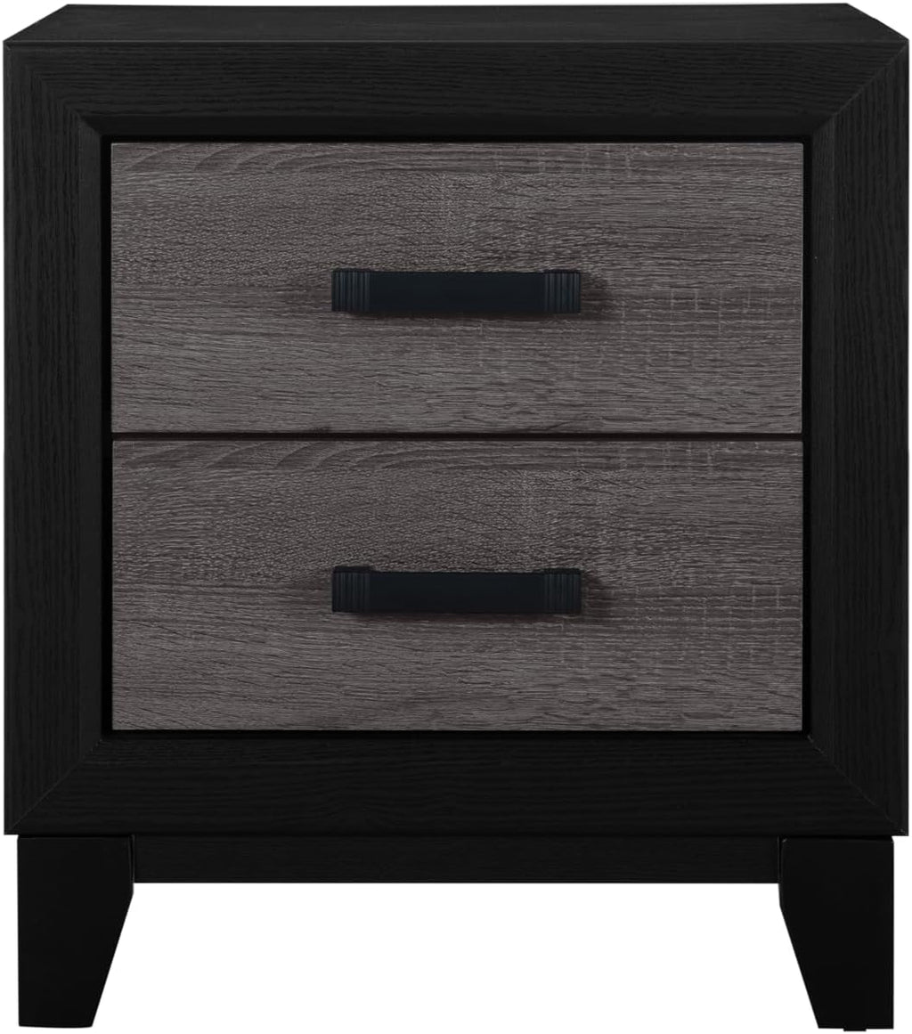 Grey and Black 5PC King Bedroom Set