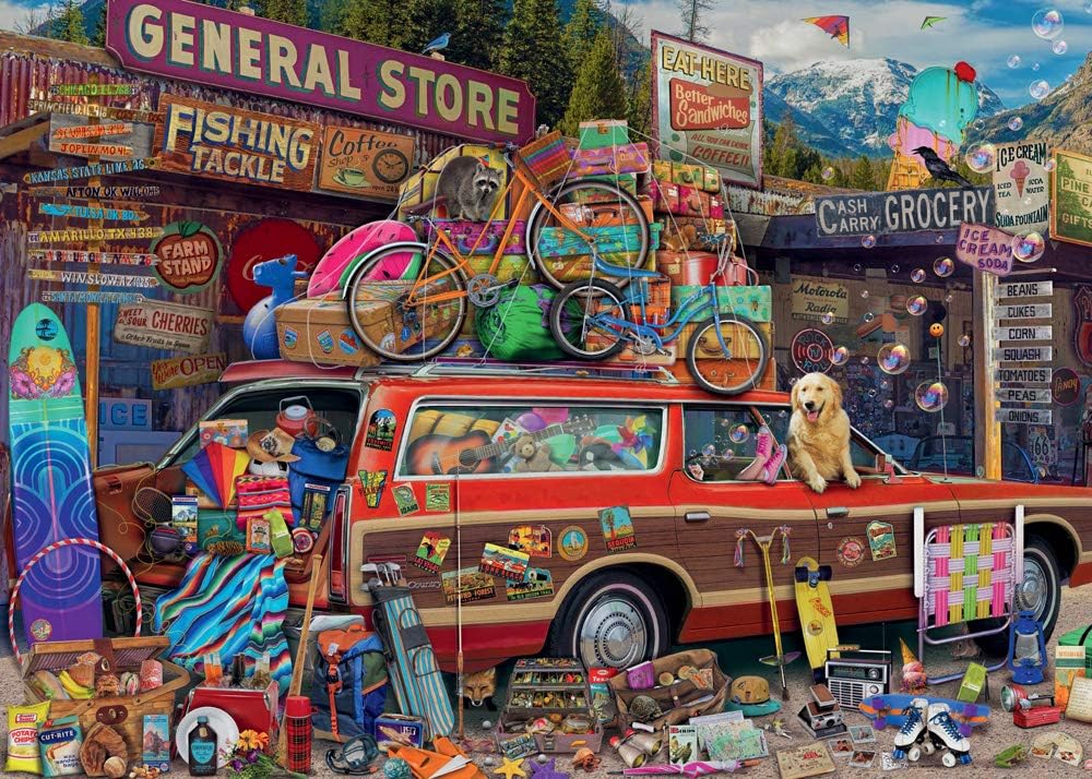 Ravensburger Aimee Stewart Family Vacation 1000 Piece Jigsaw Puzzle for Adults & Kids Age 12 Years Up