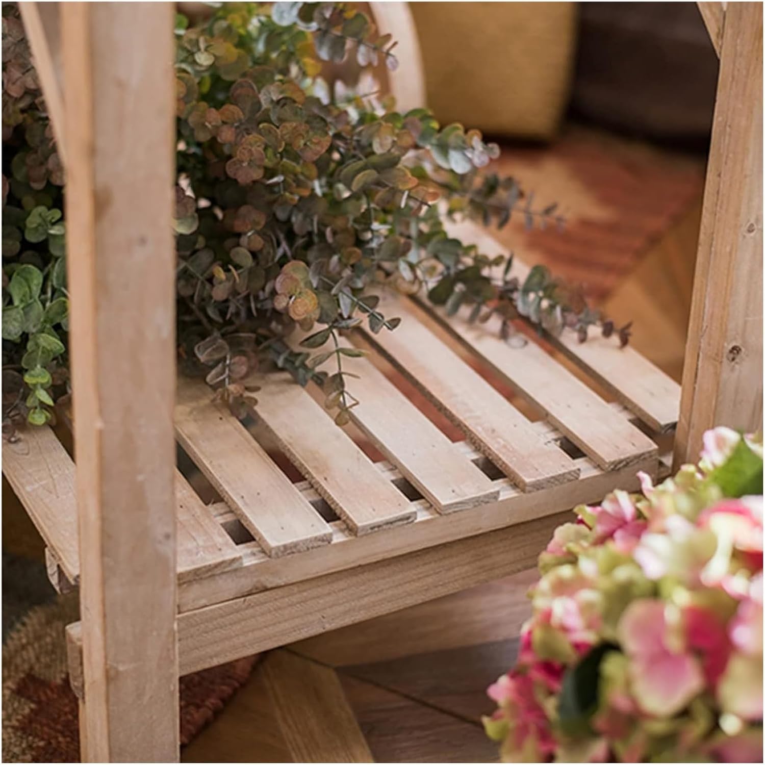 Potting Bench Table,Garden Potting Table, Outdoor Potting Bench Table Garden Work Bench Wooden Garden Potting Bench Decorate Plant Gardening for Patio Courtyards Balcony, 125x53.5x167cm