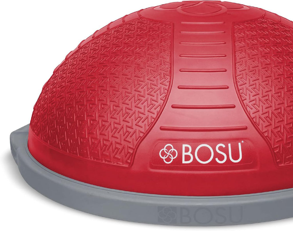 BOSU Nexgen Balance Trainer, Half-Ball Training Equipment, 65 cm Diameter, 300 lb Capacity - Burst-Resistant Stability Exercise Tool w/Non-Slip Base, Includes Hand Pump, Commercial-Grade