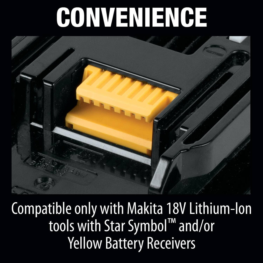 Makita BL1840BSC2 18V LXT® Lithium-Ion Battery and Charger Starter Pack (4.0Ah) | Includes Two 18V Lxt 4.0ah BL1840B Batteries and DC18SD Charger, Li-Ion, Charges in ≈90 Minute, Star Protection
