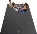 Gxmmat Extra Wide Large Exercise Mat 12'x7'/10'x7/8'x7(7mm), Thick Workout Mats for Home Gym Flooring, High-Density Durable Cardio Mat, Shoe Friendly, Perfect for Plyo, MMA, Jump Rope, Weight, Fitness