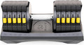 Marcy Adjustable Dumbbell System – 6-in-1 Free Weights for Home Gym, 50 lbs Single or 100 lbs Pair Options for Strength Training
