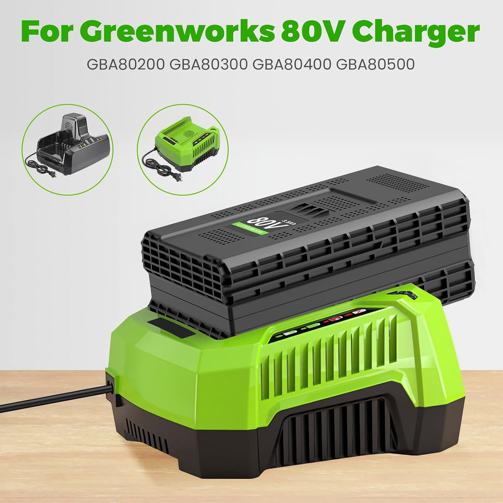 Futurebatt Pack 2 80V Battery for Greenworks Pro 3500mAh Compatible with Greenworks Pro 80 Volt Battery Replacement GBA80500 GBA80400 GBA80300 GBA80250 GBA80200 Max Cordless Power Tools