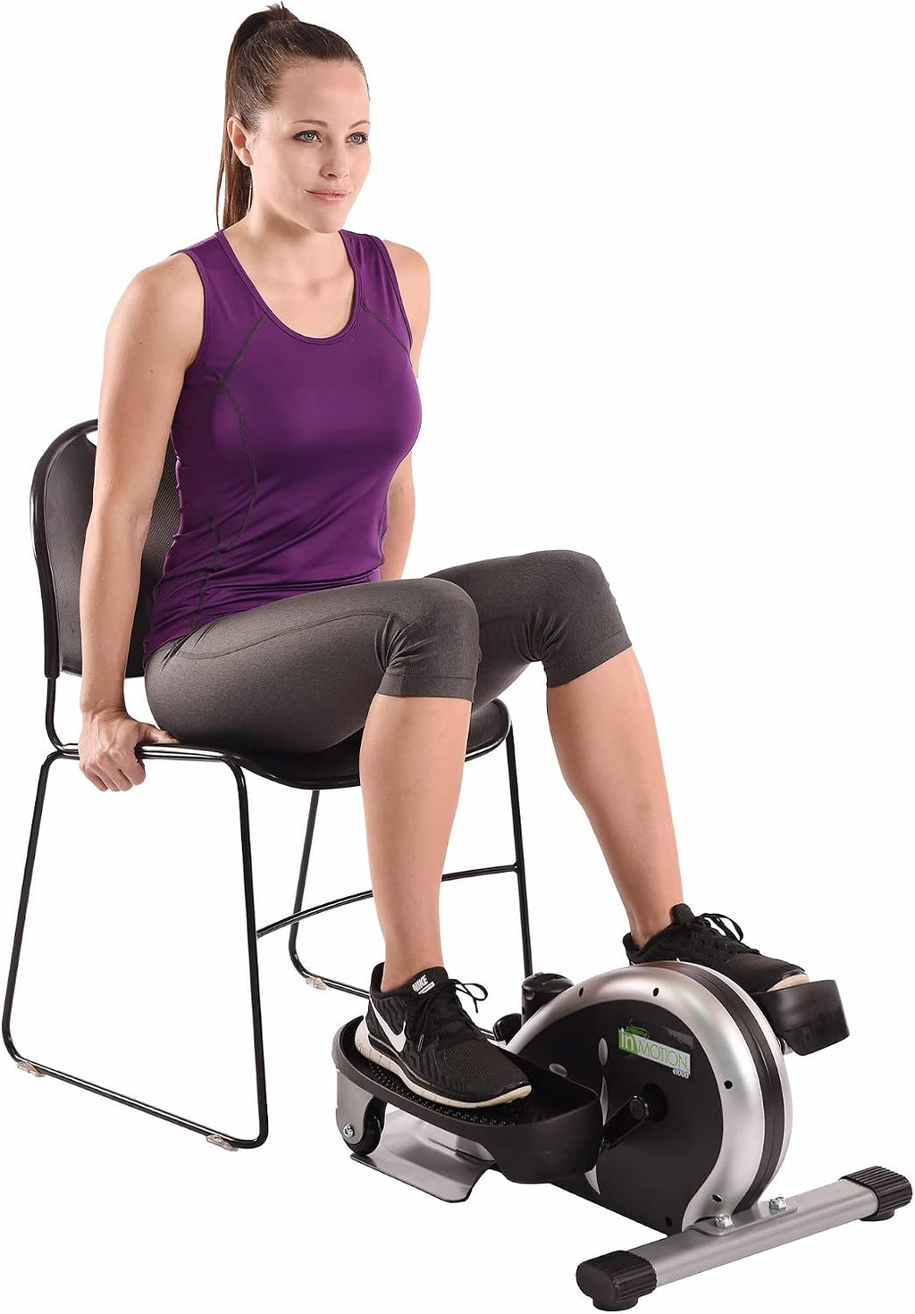 Stamina Inmotion Compact Strider Foot Exercise Machine - Under Desk Elliptical - Standing or Seated Elliptical Fitness Equipment