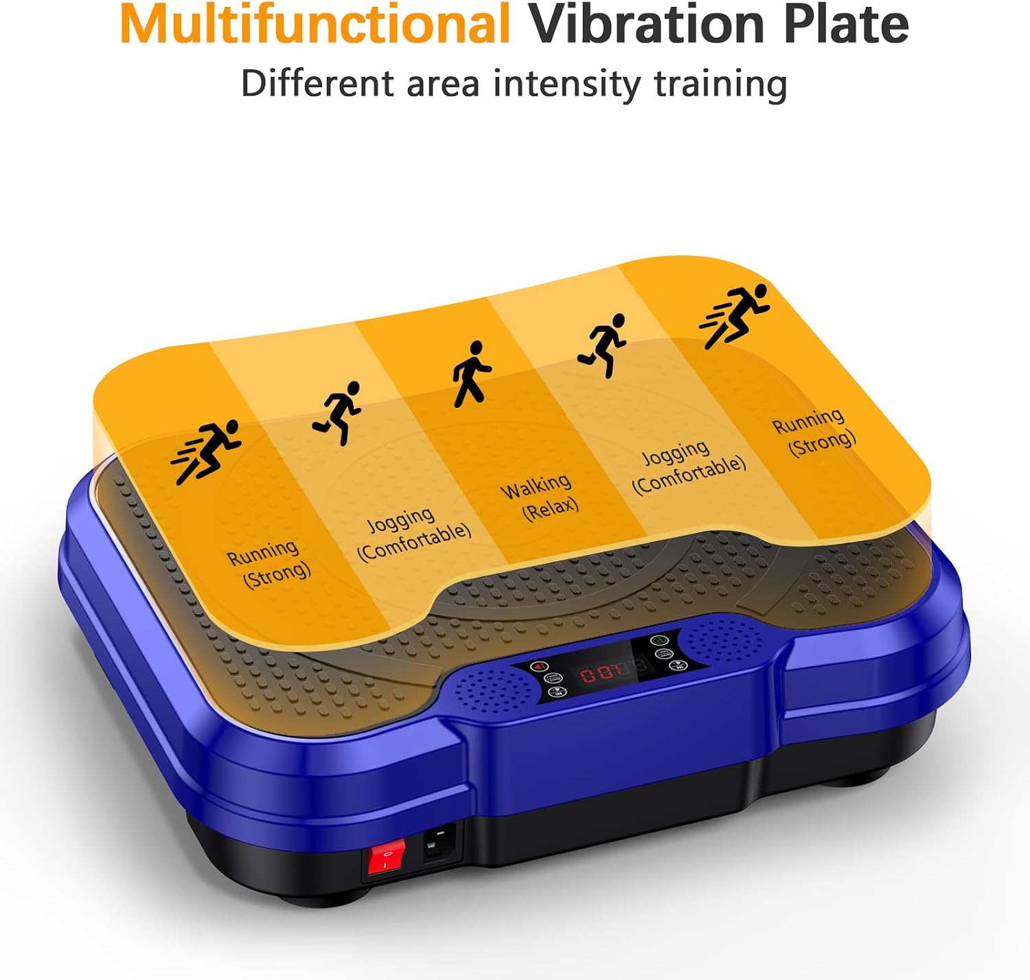 NXSCI Vibration Plate Exercise Machine,Vibrating Platform for Lymphatic Drainage with 250 Speeds,500 lbs Weight Capacity,Vibrated Plates for Weight Loss,Full Body Workout Equipment for Fitness at Home