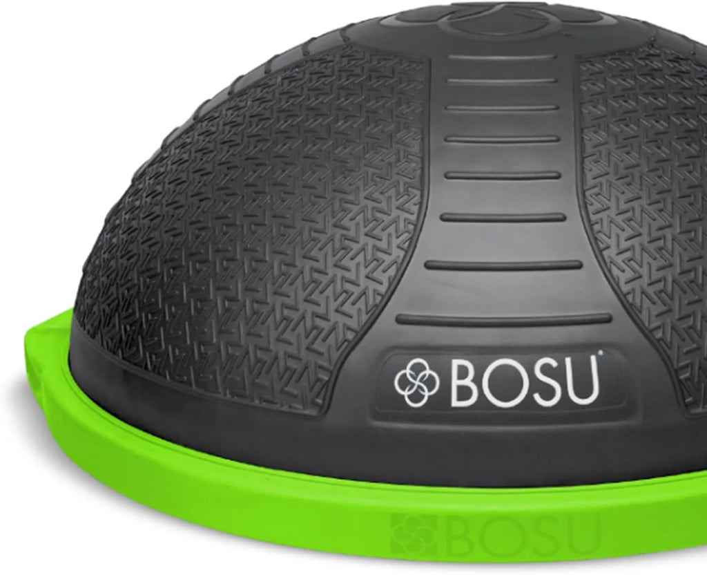 BOSU Nexgen Balance Trainer, Half-Ball Training Equipment, 65 cm Diameter, 300 lb Capacity - Burst-Resistant Stability Exercise Tool w/Non-Slip Base, Includes Hand Pump, Commercial-Grade
